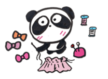 Pretty panda P-chan2 sticker #13625549