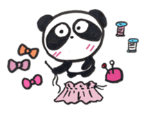 Pretty panda P-chan2 sticker #13625549