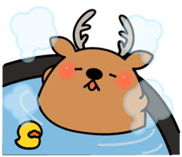 ofuro shika (provisional) sticker #13625677