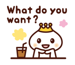 Tiara onion ver3_Going out_English_ver sticker #13625723