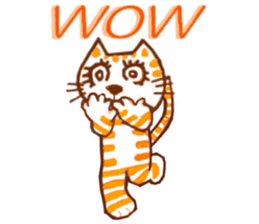 This cat brings good luck. sticker #13625867