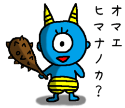 a demon for ONICHAN sticker #13626294