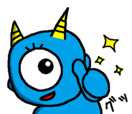 a demon for ONICHAN sticker #13626295