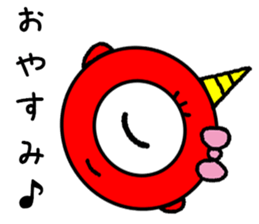 a demon for ONICHAN sticker #13626307