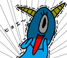 a demon for ONICHAN sticker #13626313