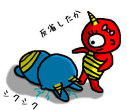 a demon for ONICHAN sticker #13626324