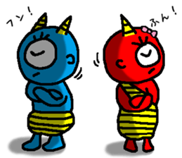 a demon for ONICHAN sticker #13626327