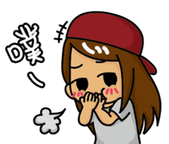 Naughty man and woman sticker #13627260