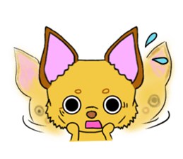 KATOMI,Mix of chihuahua and pinscher sticker #13628345