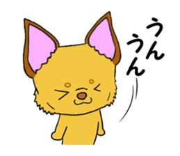 KATOMI,Mix of chihuahua and pinscher sticker #13628347