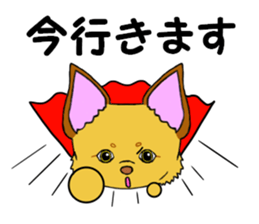 KATOMI,Mix of chihuahua and pinscher sticker #13628363