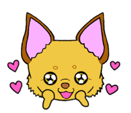 KATOMI,Mix of chihuahua and pinscher sticker #13628364