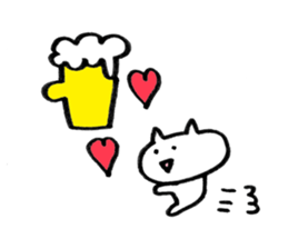 osake neko sticker #13628669