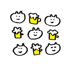 osake neko sticker #13628679