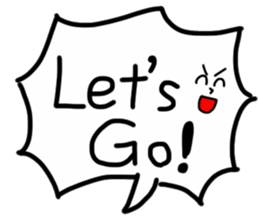 Comic speak sticker #13629026