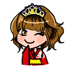 Lucky Sticker in Japanese By CHIE.S