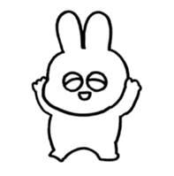 Choki the Rabbit 01 sticker #13629638