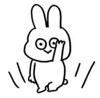 Choki the Rabbit 01 sticker #13629639