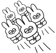 Choki the Rabbit 01 sticker #13629677