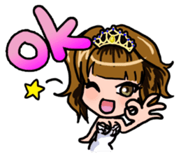 Lucky Sticker in Engish By CHIE SHIBATA sticker #13629682