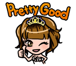 Lucky Sticker in Engish By CHIE SHIBATA sticker #13629683