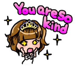 Lucky Sticker in Engish By CHIE SHIBATA sticker #13629685