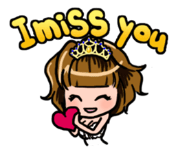 Lucky Sticker in Engish By CHIE SHIBATA sticker #13629686