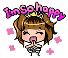 Lucky Sticker in Engish By CHIE SHIBATA sticker #13629689