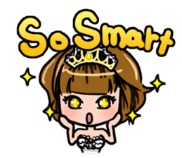 Lucky Sticker in Engish By CHIE SHIBATA sticker #13629694