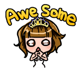 Lucky Sticker in Engish By CHIE SHIBATA sticker #13629697