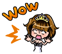 Lucky Sticker in Engish By CHIE SHIBATA sticker #13629701