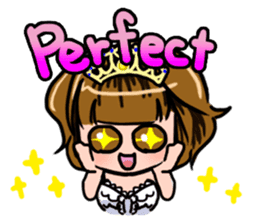 Lucky Sticker in Engish By CHIE SHIBATA sticker #13629702