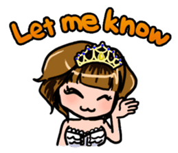 Lucky Sticker in Engish By CHIE SHIBATA sticker #13629705