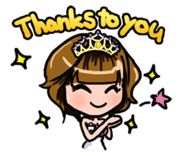 Lucky Sticker in Engish By CHIE SHIBATA sticker #13629707