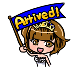 Lucky Sticker in Engish By CHIE SHIBATA sticker #13629712