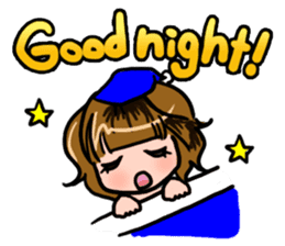 Lucky Sticker in Engish By CHIE SHIBATA sticker #13629715