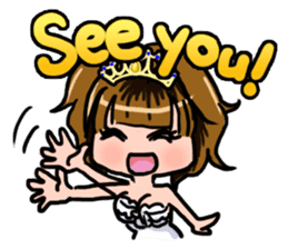 Lucky Sticker in Engish By CHIE SHIBATA sticker #13629716