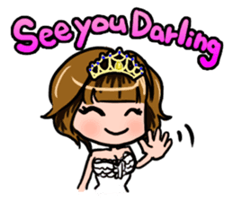 Lucky Sticker in Engish By CHIE SHIBATA sticker #13629717