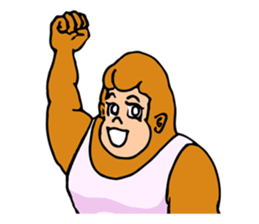 A funny gorilla's sticker sticker #13630608