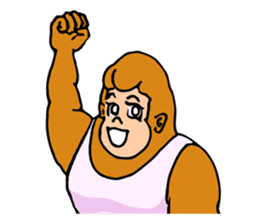 A funny gorilla's sticker sticker #13630608