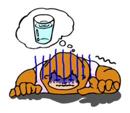 A funny gorilla's sticker sticker #13630619