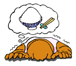 A funny gorilla's sticker sticker #13630620