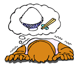 A funny gorilla's sticker sticker #13630620