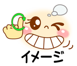 Smiley sign language ver2 sticker #13631056