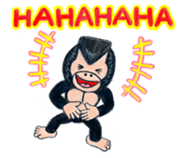 Baby Gorilla sticker #13631123