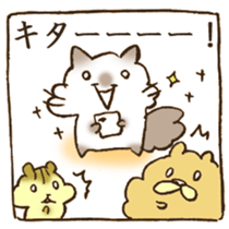 Kawaii! animal's comic sticker #13631957