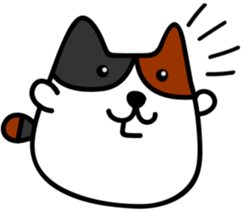 Calico cat.mi-ke mi-ke sticker #13632829