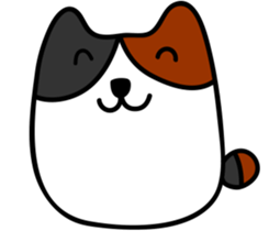 Calico cat.mi-ke mi-ke sticker #13632831
