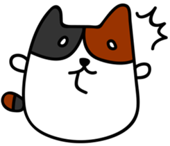 Calico cat.mi-ke mi-ke sticker #13632832