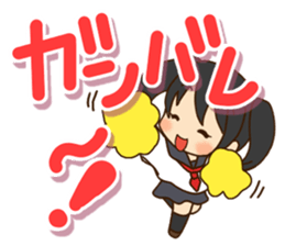 Girl like cat sticker #13633609